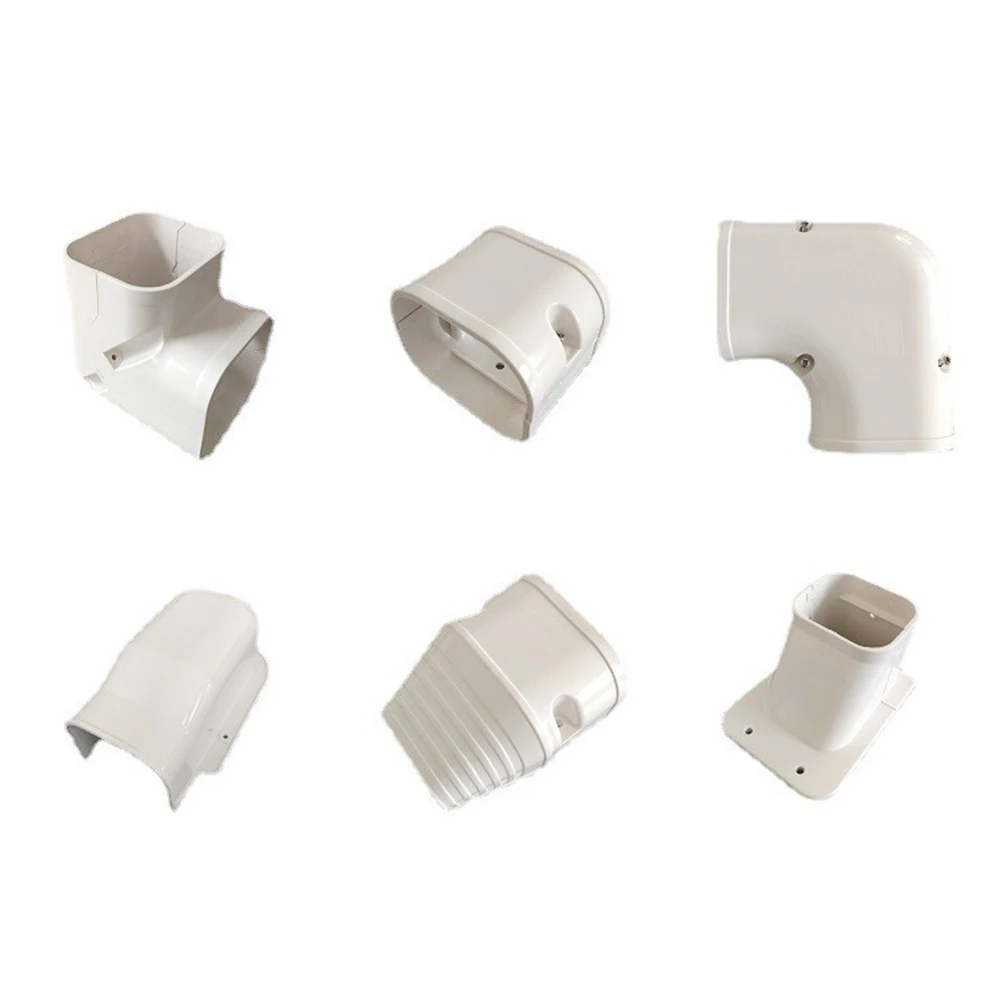 1pcs Air Conditioning Pipe Cover Split Line Kit Central- A/C Decorative PVC Line Cover Air Conditioning Accessories