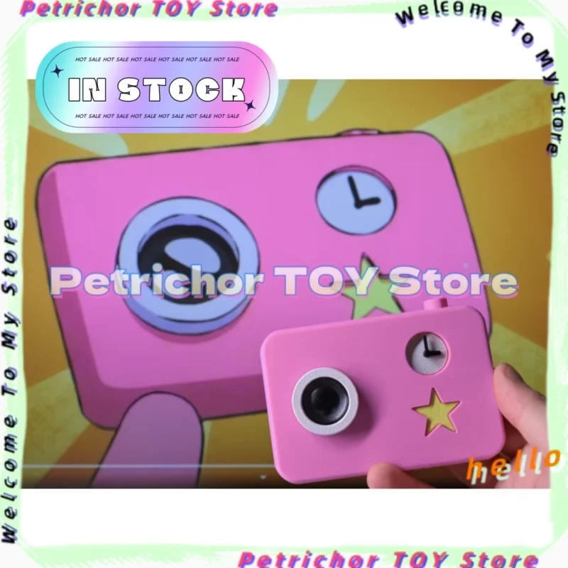 

Anime Takopi’s Original Sin Happy Blood Stains Pink Camera Prop Takopy No Genzai Cosplay Accessories High-Quality