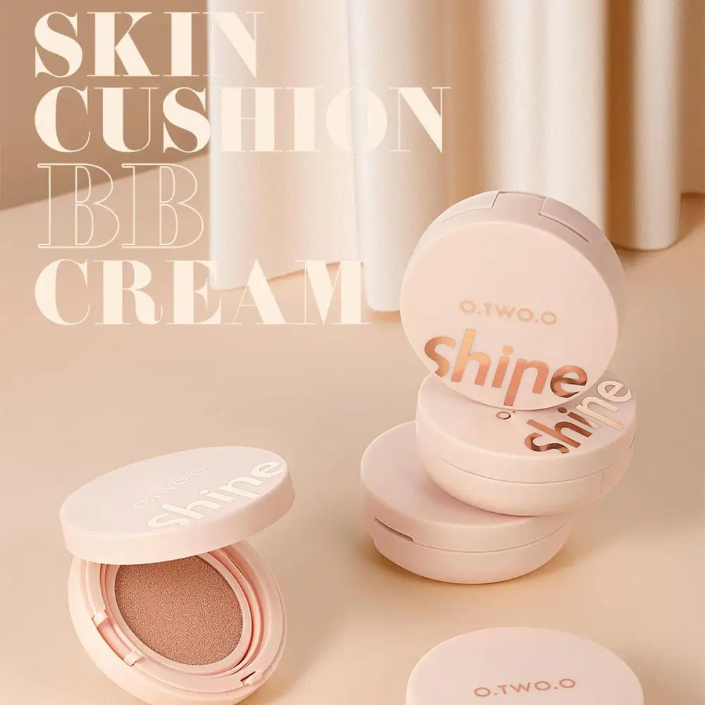 O.TWO.O Cushion Foundation 3-kleuren Luchtkussen BB Cream Volledige dekking Ademende concealer Waterdichte gezichtsfoundation