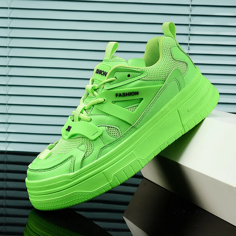 

Solid Colour Autumn Casual Shoes for Men Comfortable Anti Slip Sneakers Man Fashion Outdoor Youth Tide Male Board Class Footwear