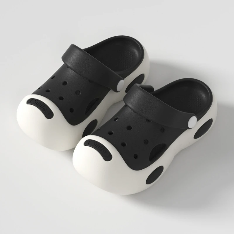 Clogs Plateau Damen-Hausschuhe Luxus Designer-Sandalen Weiche Flache Sommerschuhe für Frauen Mädchen High Heels für Drinnen und Draußen Strand