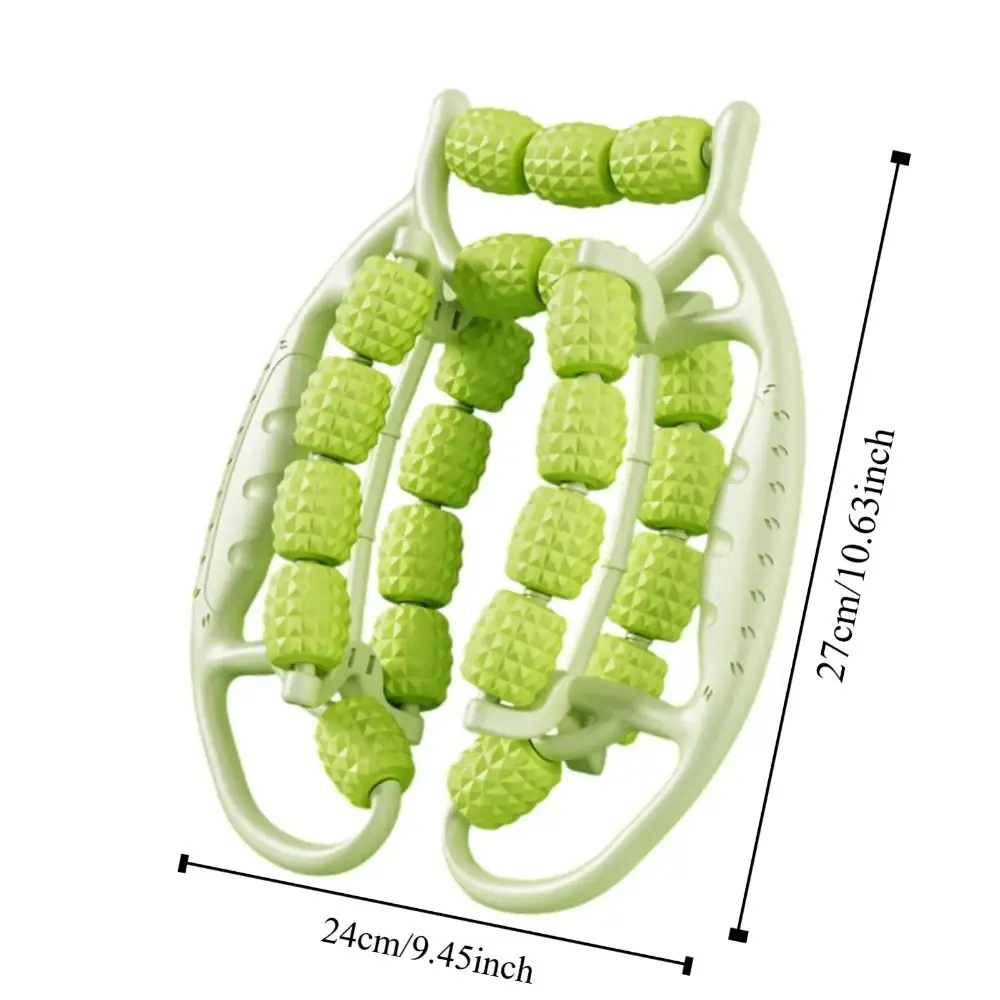 Masażer pierścieniowy na nogi z kołami 29/23, obrót o 360 stopni, wielofunkcyjny masażer do cellulitu, głęboki masaż tkanek, ręczny.