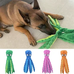 No Stuffed Dog Squeaky Toy Ring Paper Pet Chew Toys for Small Medium Dogs Plush Octopus Puppy Cat Products mascotas Accessories