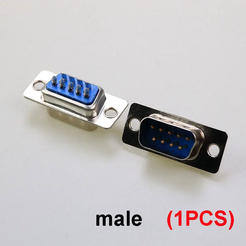 1pc DB9 DR9 DB15 DR15 męskie mocowanie złącze portu szeregowego typ lutowania D-Sub RS232 COM złącze 9/15 gniazdo kołkowe PCB Adapte