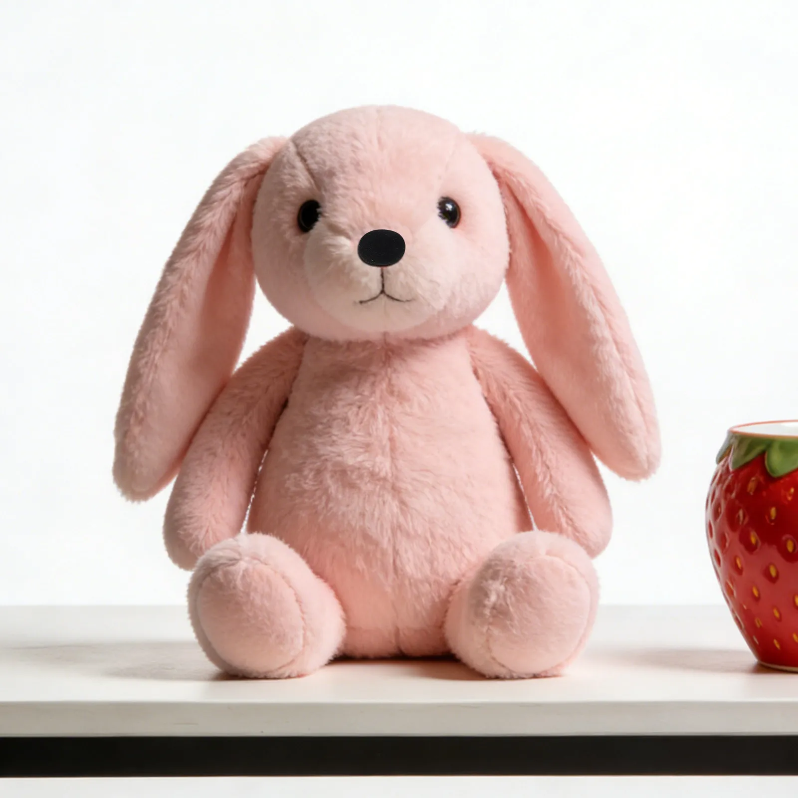 40Pcs Black Plastic Oval Nose Safety Flocking for Handmade Amigurumi Crochet DIY Craft Supplies Oval Toy Noses