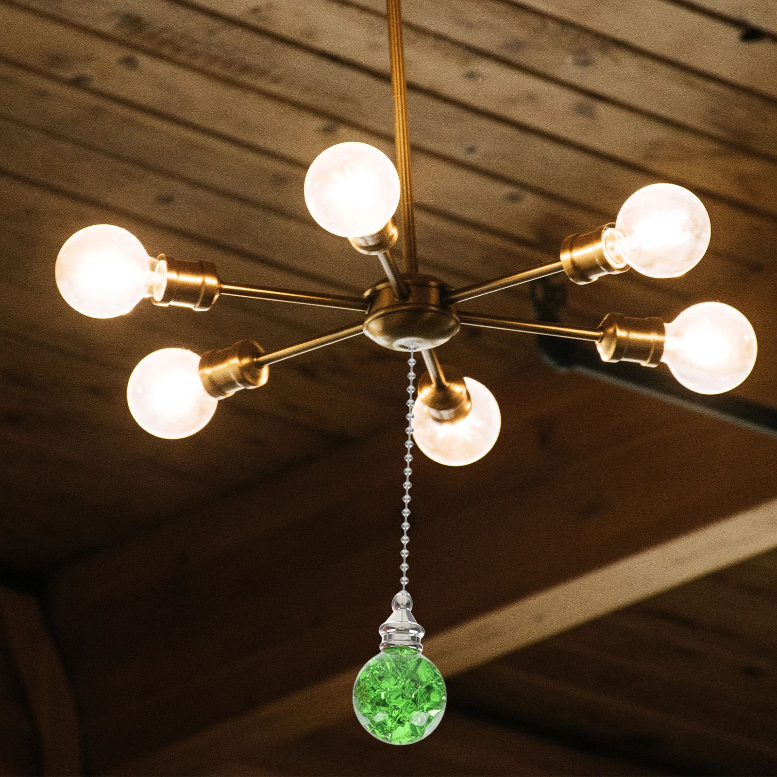 

2pcs Crystal Ball For Home Decorative Ceiling Fan Chain Extenders Light Extension Pull Chains Creative Ceiling Fan Pull Chains