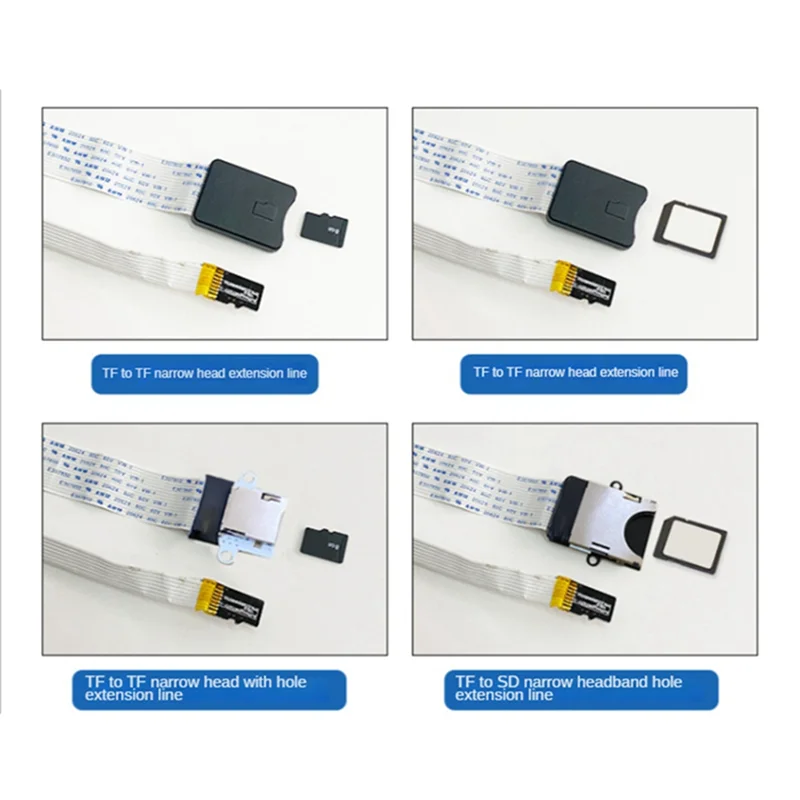 

Micro-SD Card Extension Navigation Camera TF Card Tester Monitors SD to TF Narrowhead Design for External Conversion,A