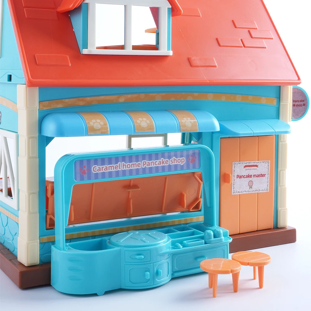 DICHENGHOUSE-6801-52 パンケーキハウス ミニチュア ドールハウス 家具モデル 1:12 プレイガール おもちゃ ギフト