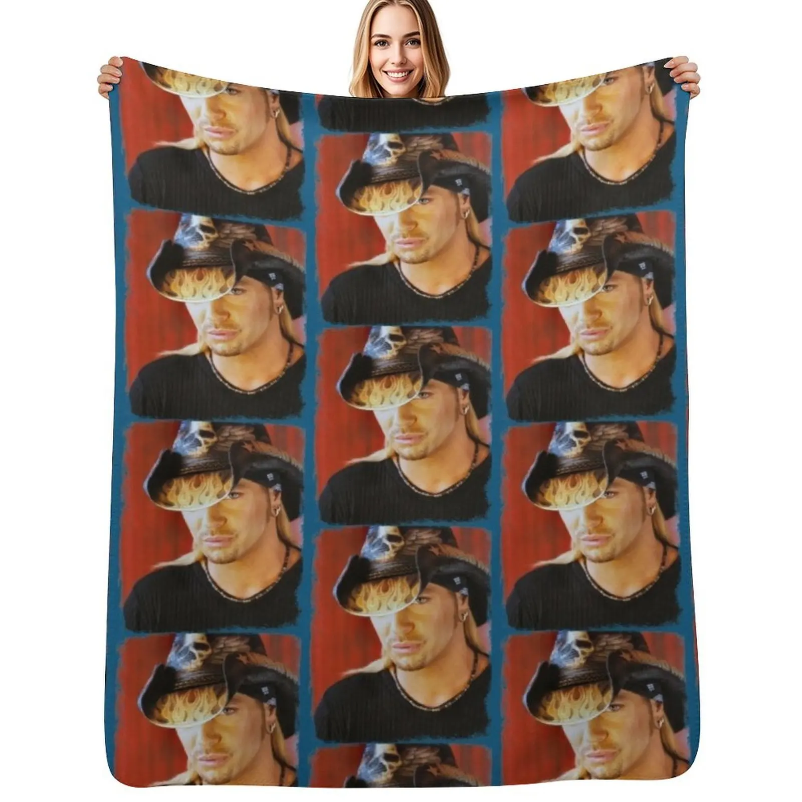 

Art Bret 90s Michaels Hat Throw Blanket Cozy Microfiber Throw Blanket for Home Bedroom