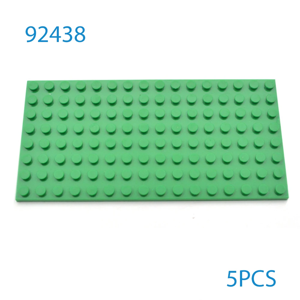 5pcs DIY Base Thin Plate 8x16 92438 Dots MOC Building Blocks Bricks Compatible Creative Enlighten Children Toys Christmas Gifts