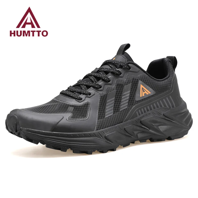 

HUMTTO Luxury Designer Shoes for Men Cushioning Running Shoes Breathable Black Man Casual Sneakers Sports Jogging Mens Trainers