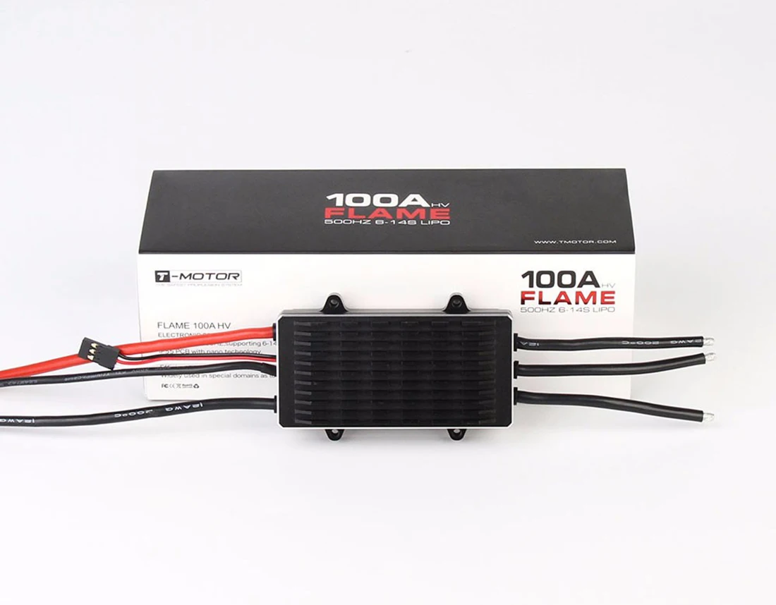 VoidFly Hot Sale T-MOTOR FLAME 100A 14S LiPo 6-14S ESC Electronic Speed Controller for Helicopter Multi-Rotor Quadcopter UAV RC