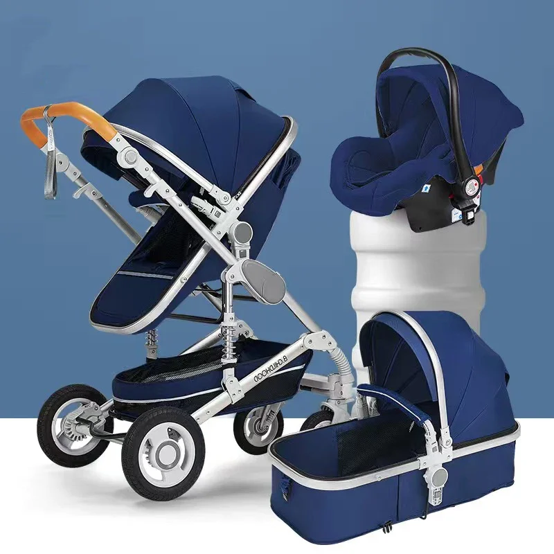 2024 baby stroller 2 in 1, baby carriage,travel Pushchair, portable two way Newborn pram,High Landscape,Folding stroller NEW