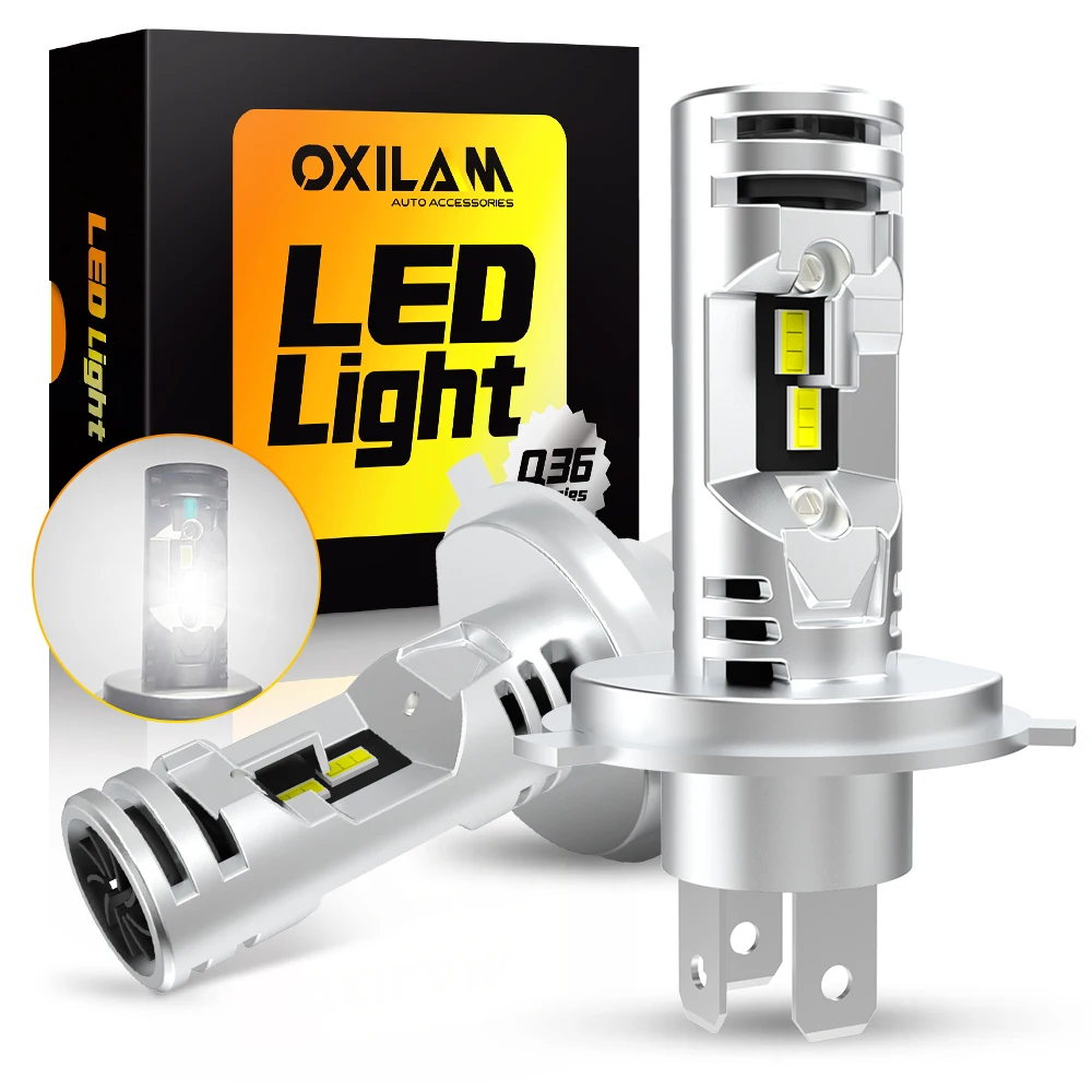 2 pz 9003 HB2 H4 luci a LED 12v auto moto Canbus nessun errore per Berlingo Mitsubishi Vespa Harley Davidson Scooter Bicicle