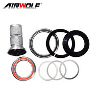 AIRWOLF Bike Headsets 1 1/8'' 1 1/2'' Road/MTB Bicycle Headsets Aluminum Alloy High Quality Fork Tube 28.6mm Bicycle Headsets