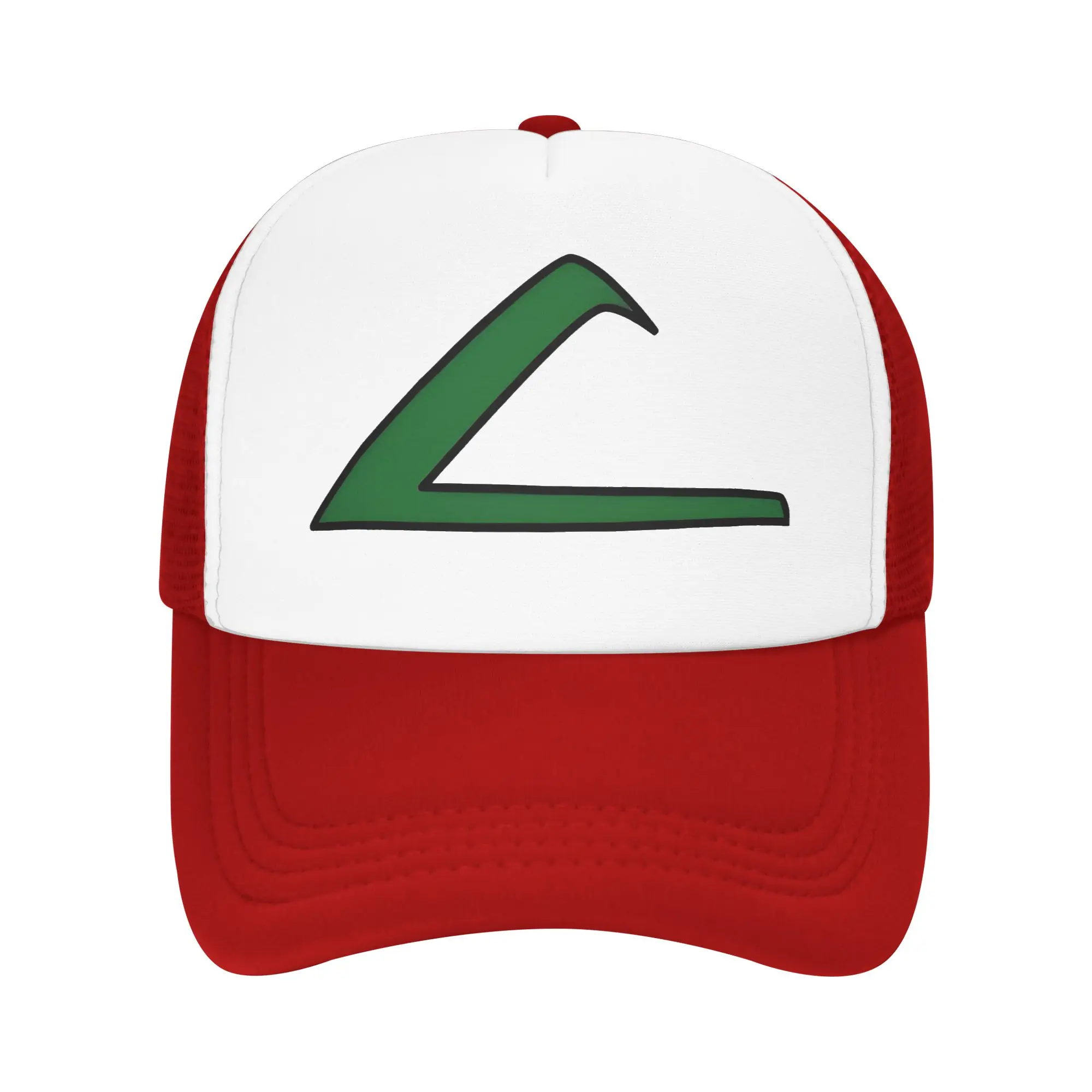 Ashs Ketchums Foam Trucker Hat Women Men Summer Outdoor Mesh Golf Cap Hat Stylish Sun Cap Adjustbale