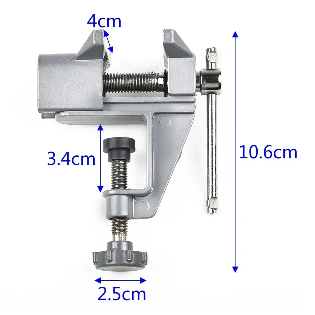 Mini Jewelers Hobby Clamp On Table Worktable  Vice Aluminum Table Vise DIY Craft Repair Tool Multifunctional