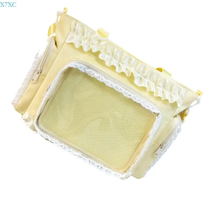 

X7XC Современная сумка через плечо Симпатичная сумка для подмышек из ПВХ для повседневных модных аксессуаров