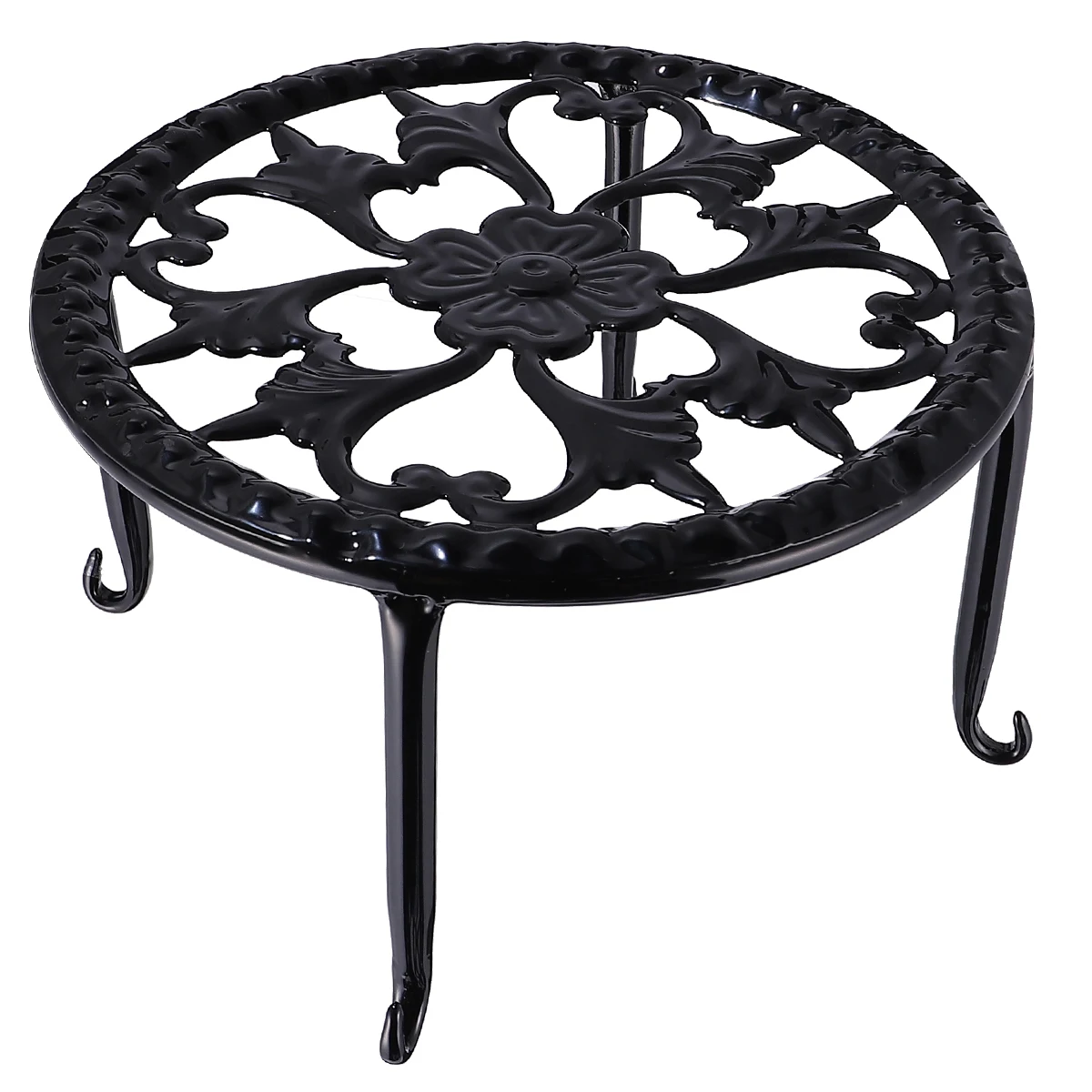 

Floor Standing Flower Pot Iron Rack Durable Planter Holder Bedroom Room Garden Balcony Plant Pots Supports European Style