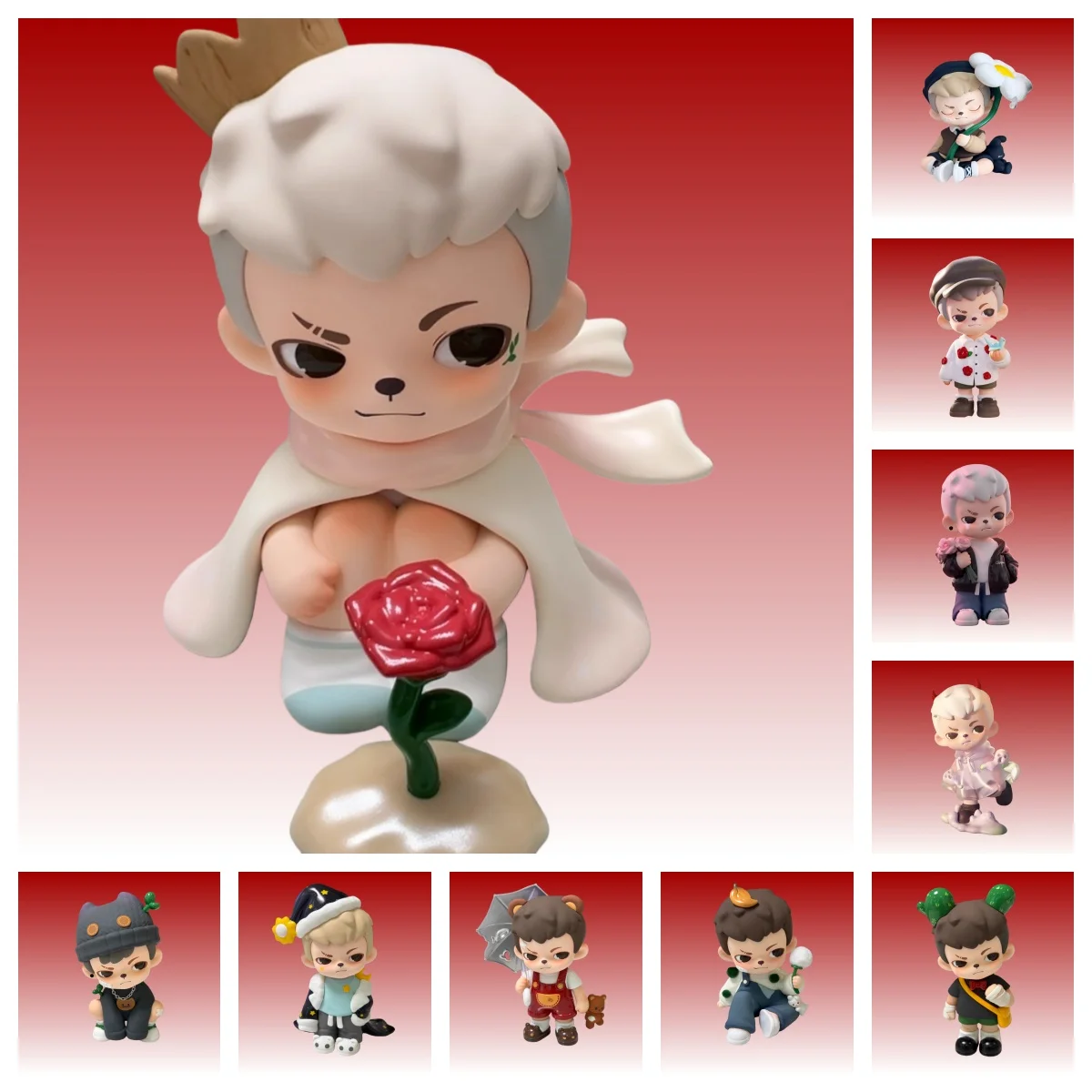 

New RAYAN All Life Blossoms Series Blind Box Natural-Born Player Figure Anime Fashion Model Backpack Pendant Collectible ﻿