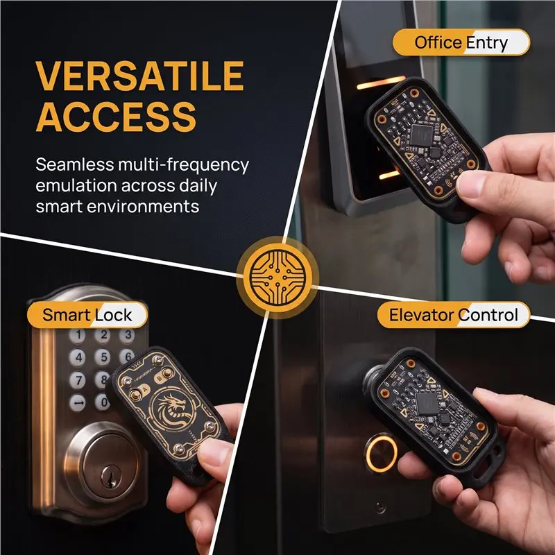 New 4Th Generation IC/ID Card Copying Simulator MCU Rebooted Polling For Chameleon Ultra 4.0 Access Card Reader