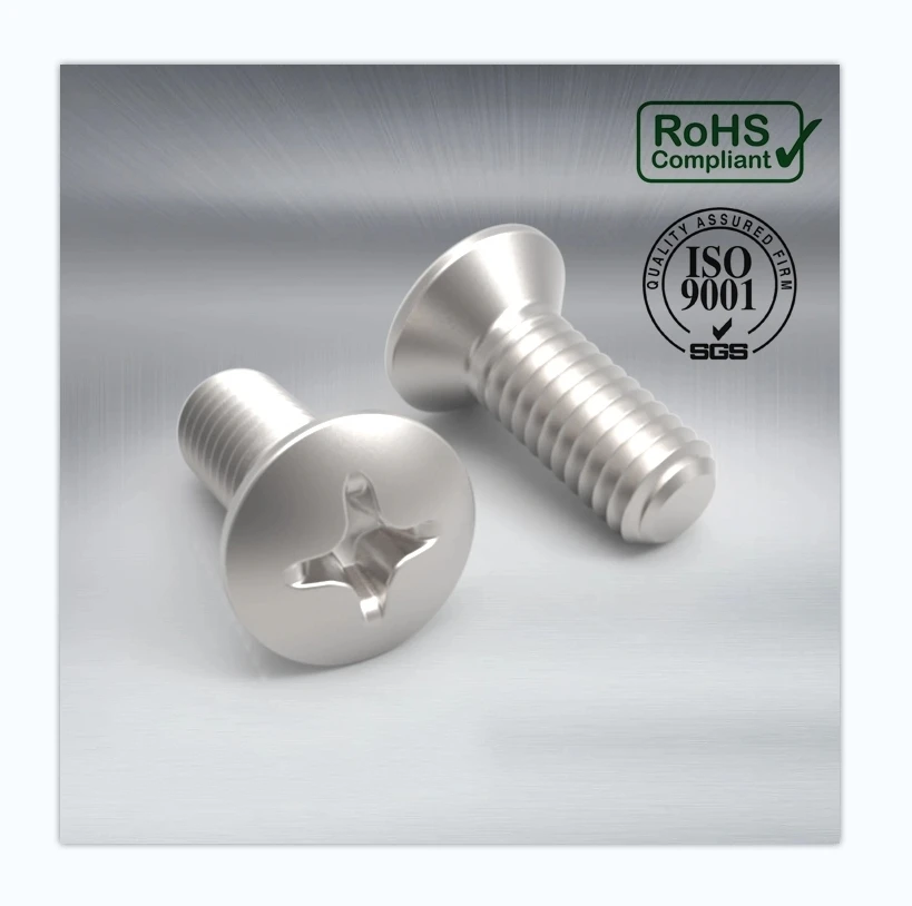 DIN 966 90° Cross Recessed Raised Countersunk Head Screws-Type Z  FOB Price US$0.10-5.00 / Piece 10,000 Pieces (MOQ)