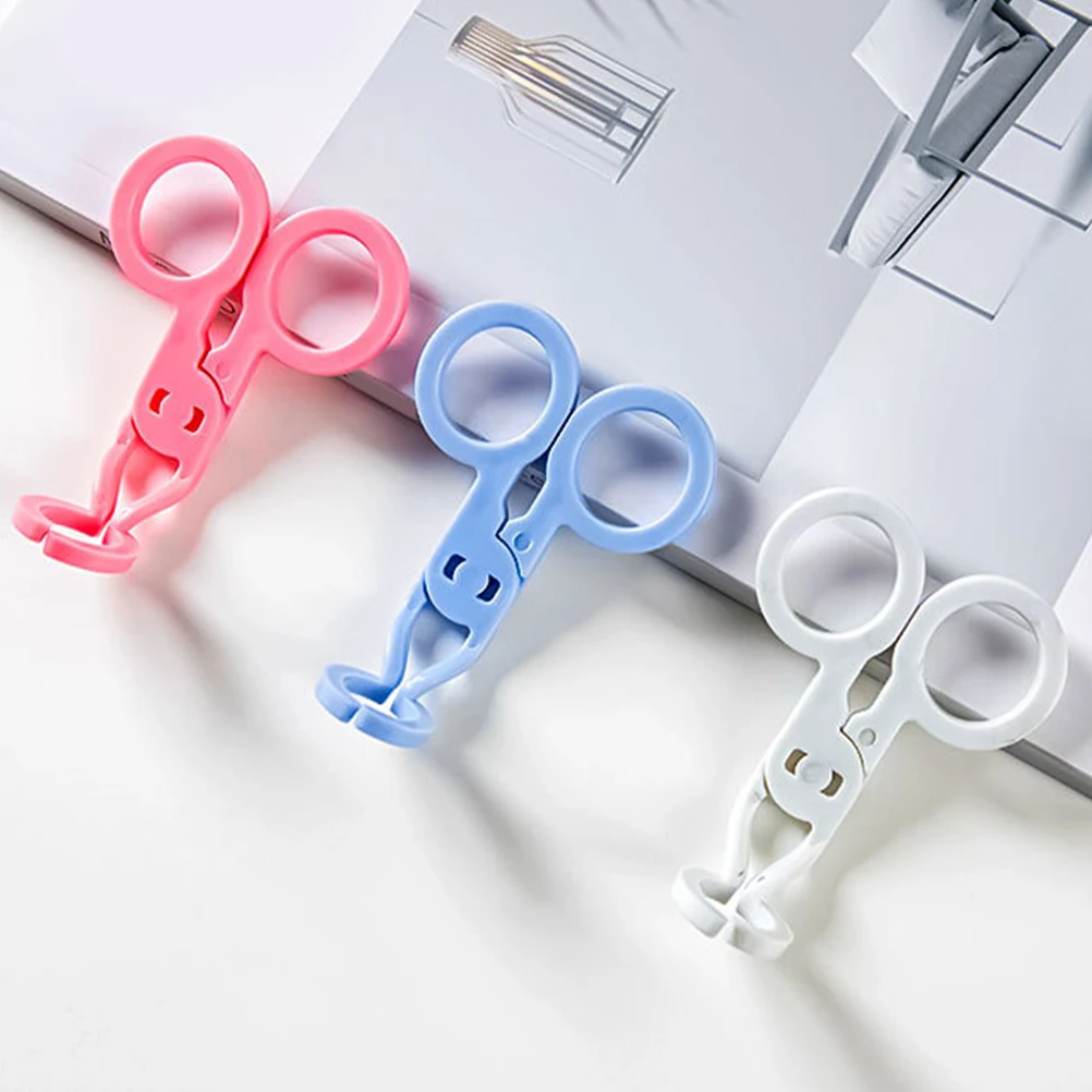 

6 Pcs Eyelid Opener Lens Tweezers Spreader Wearing Tool Remover Tools Plastic Contactt Applicator