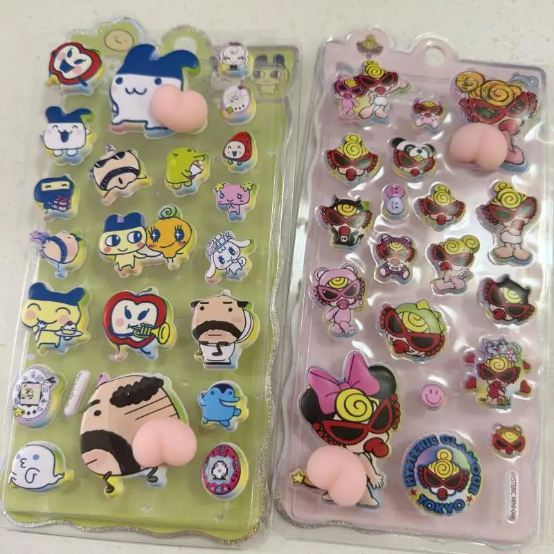 Cartoon Hysteric Mini Two In Stock Items Pinch Music Stickers Anime Peripheral Diy Phone Case Toy Holiday Gift for Friends