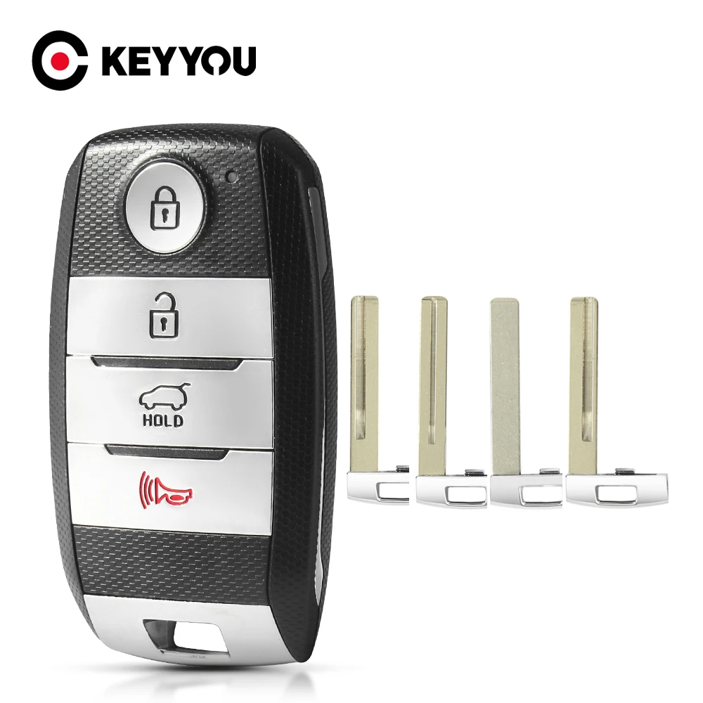 KEYYOU Remote Smart Key Shell For KIA K3 K3S KX3 K4 KX5 K5 Soul RIO Ceed Sportage Sorento TOY40 VA2 HYN10 HY20 Fob Case