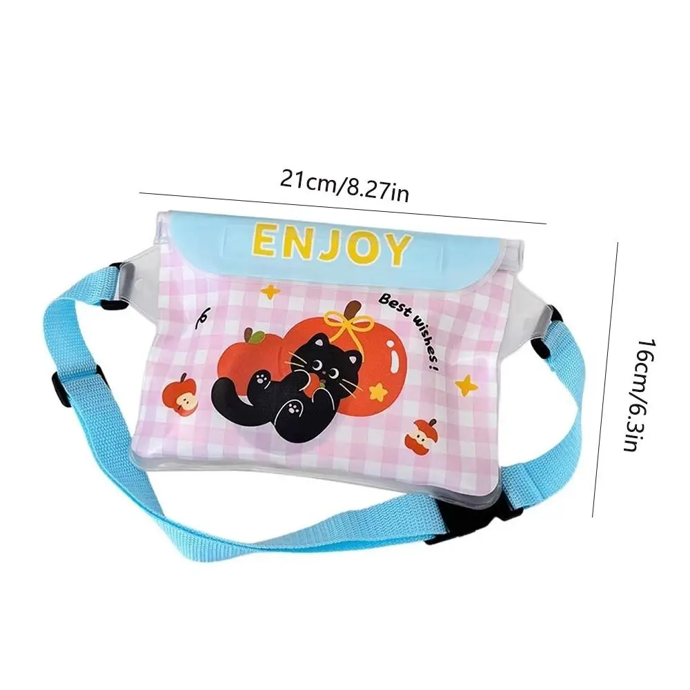 Large Capacity Waterproof Phone Case Adjustable Touch Screen Swimming Waist Pack Mobile Belt Bag Shoulder Bag view 6