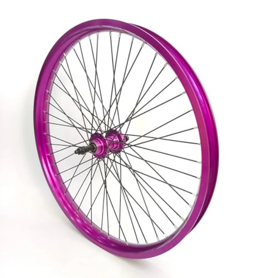 

26" Heavy Duty Bike Front and Rear Rim, 12 Gauge 48 Spokes Wheel, 2.35-3.5" Tire Double Wall Aluminum Alloy Bicycle Rim Disc Br