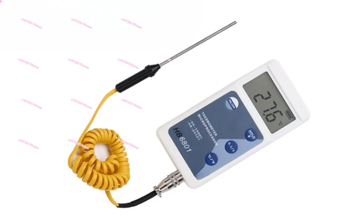 

Digital display industrial thermometer HB6801 K type high-precision portable temperature measuring instrument