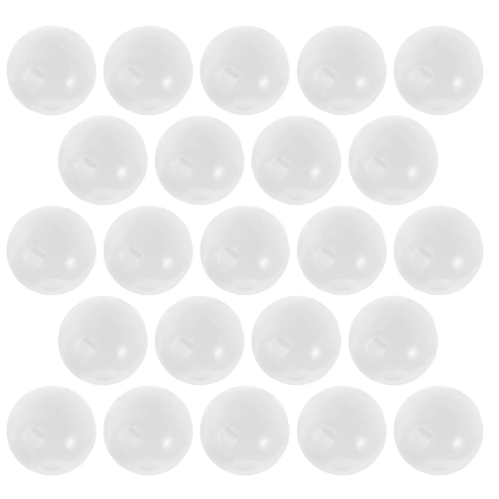 

30 шт. белых пластиковых шумных вставок-погремушек для поделок, вязаных игрушек и кукол