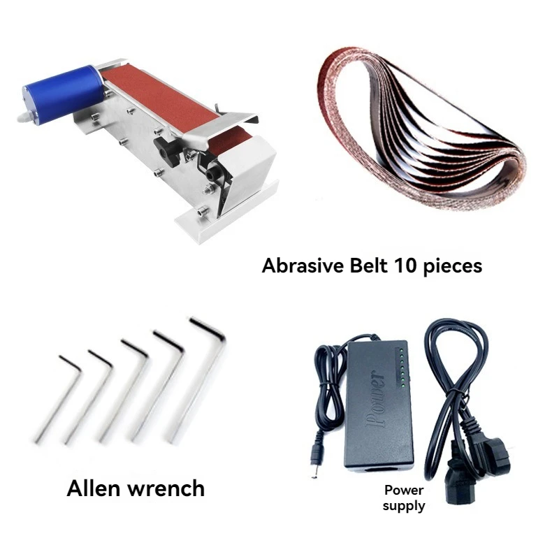 

Waterproof Mini Belt Sander Grinder Sanding Machine 50*533mm Band Sander for Knives Cutter Edges Sharpener Sander Electrical