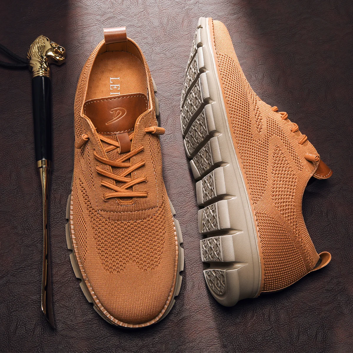 Stylish Oxfords Fashion Formal Business Urban Breathable Shoes for Male Non Slip Dress Sneakers for Man Men Casual Shoes Breeze