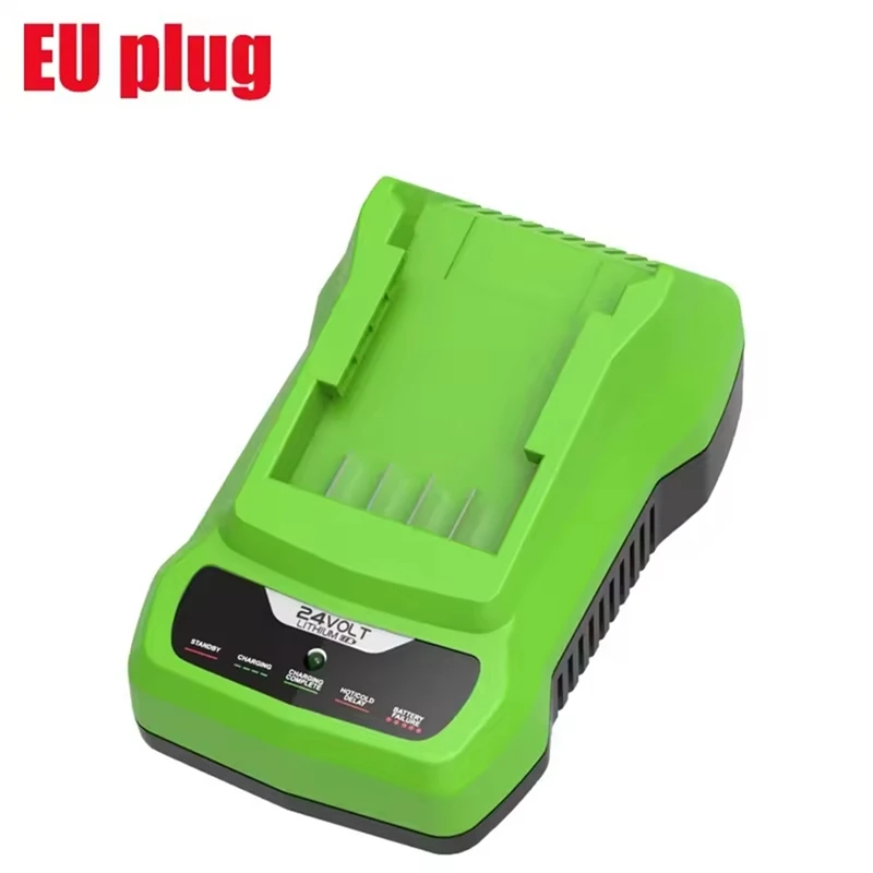 DT98 24V 2A Rapid Battery Adapter for Greenworks 24V Lithium Battery EU Plug Charging Station