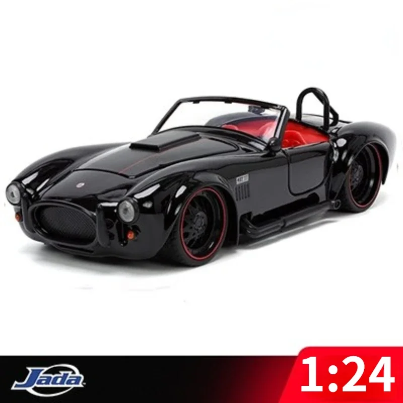 

Jada 1:24 1965 Shelby 427 COBRA S/C высокомоделирующая литая машина из металлического сплава Модель автомобиля игрушка для детей подарочная коллекция