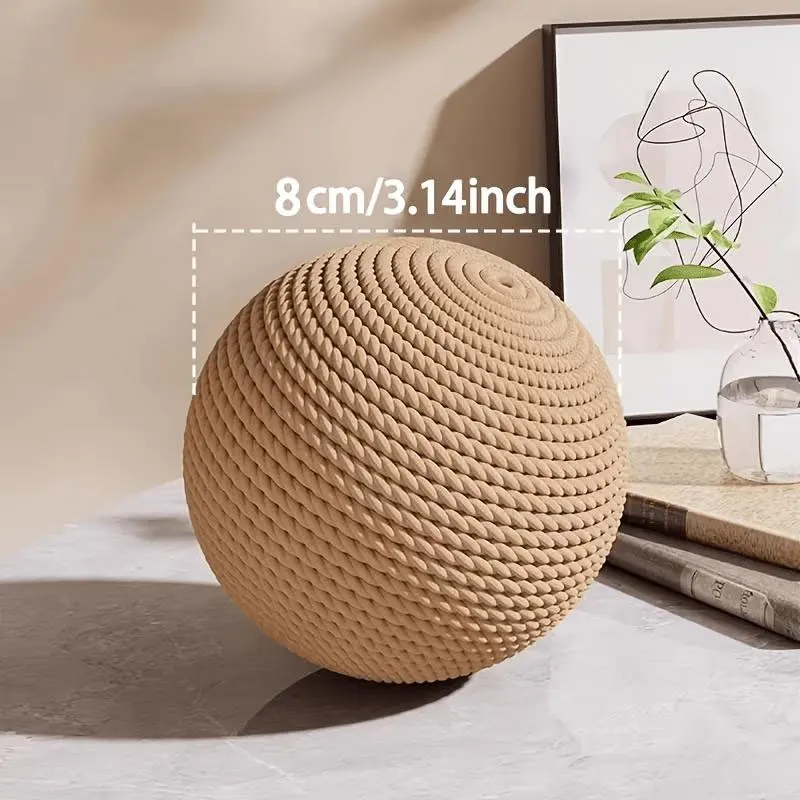 1 Pelota Rascadora Extra Grande, Resistente al Desgaste y Duradera! Seguro y no irritante, se adapta perfectamente a las garras de los gatos, satisface el instinto natural de rascado de tu gato, al mismo tiempo que sirve como juguete para la dentición y el entretenimiento.