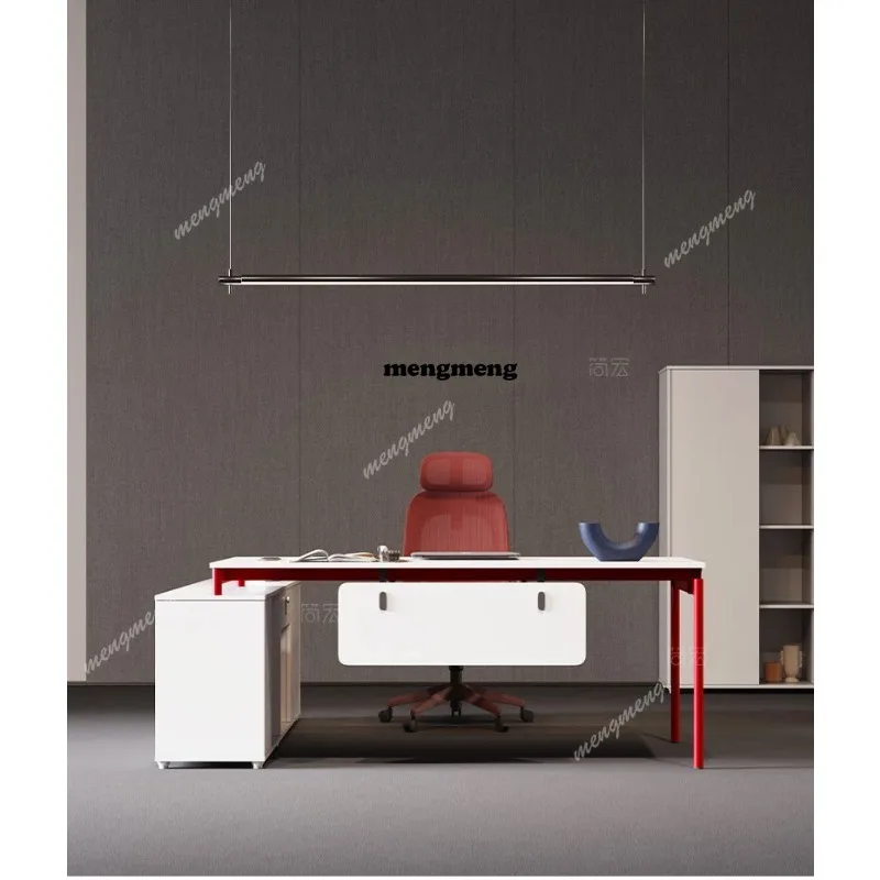 

Supervisor's desk, manager, boss's desk, small leader, lady, young and luxurious