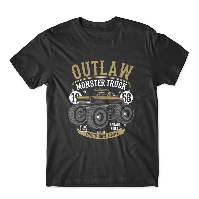 

Футболка Outlaw Monster Truck 100, хлопок премиум-класса, НОВИНКА