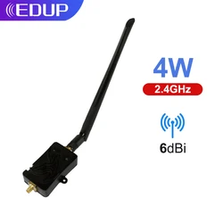 EDUP 4W WiFi güçlendirici sinyal amplifikatörü 2.4Ghz 802.11n WiFi tekrarlayıcı genişletici kablosuz Wi-fi güç sinyal güçlendirici uzun menzilli