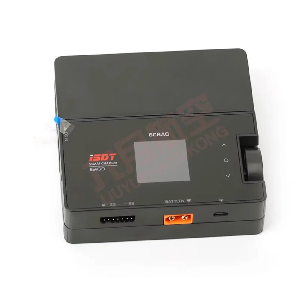 NEW ISDT 608AC AC 60W DC 200W 8A BattGo Smart Battery Charger Discharger with Detachable Power Supply