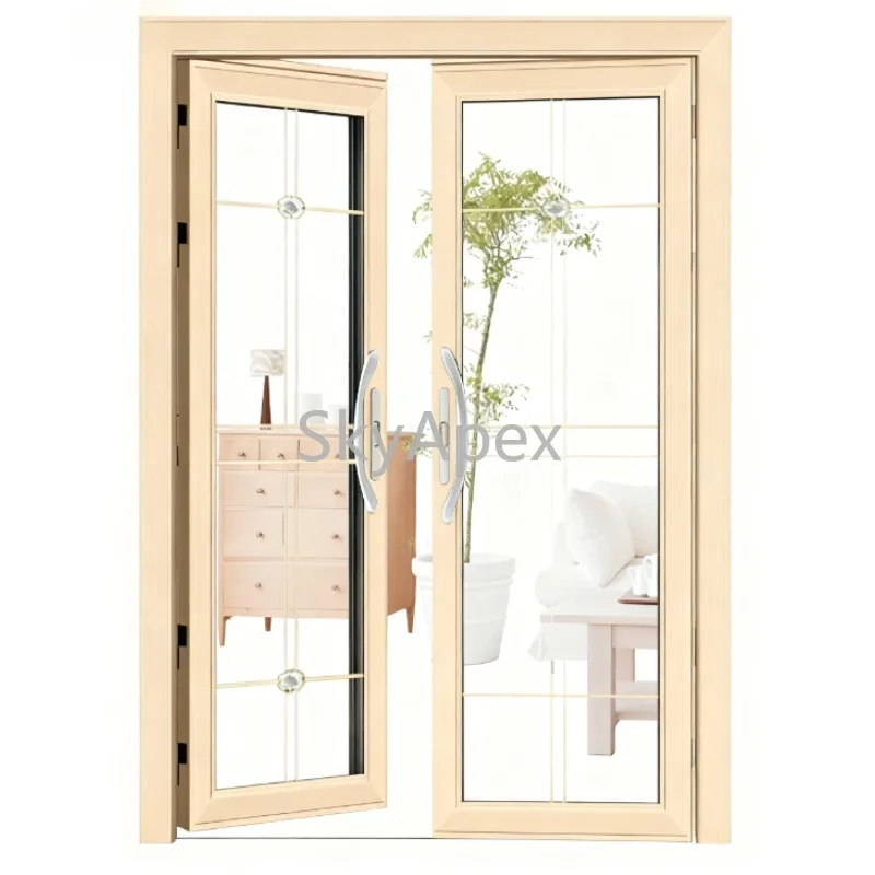 

Customized Modern Living Room Balcony Aluminum Swing Folding PT Door Sliding PT Door Space Saving Durable For Home Decoration