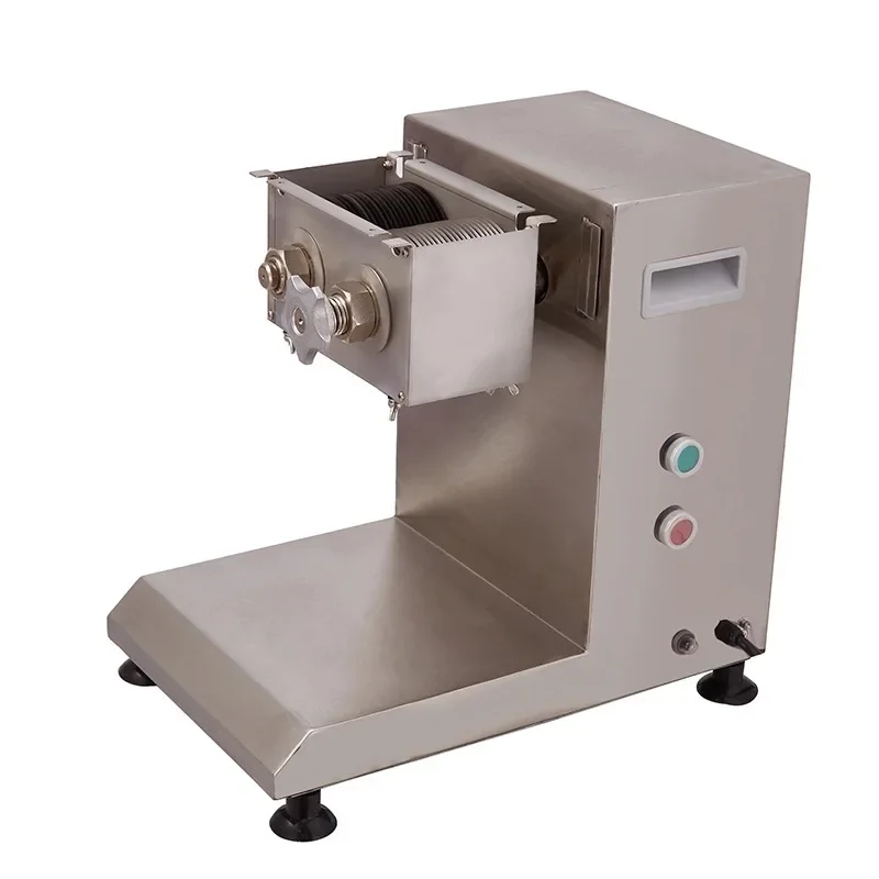 Automatic stainless steel small fresh meat slicing and dicing machine