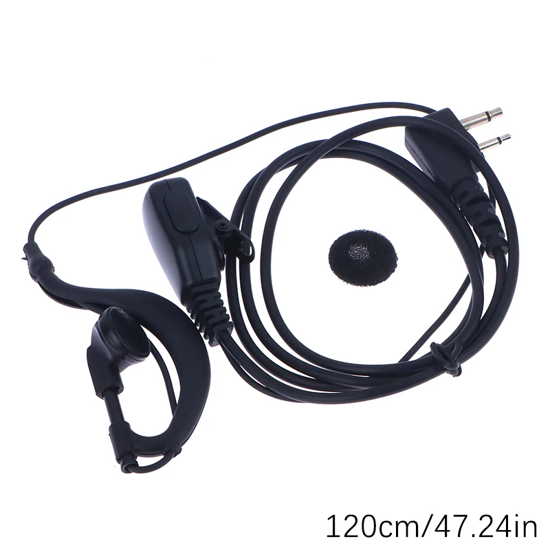 D형 이어훅 이어피스 헤드셋, 워키토키 헤드폰, ICOM IC-91A, 91AD, 92AD, P7A, Q7A, V8 용