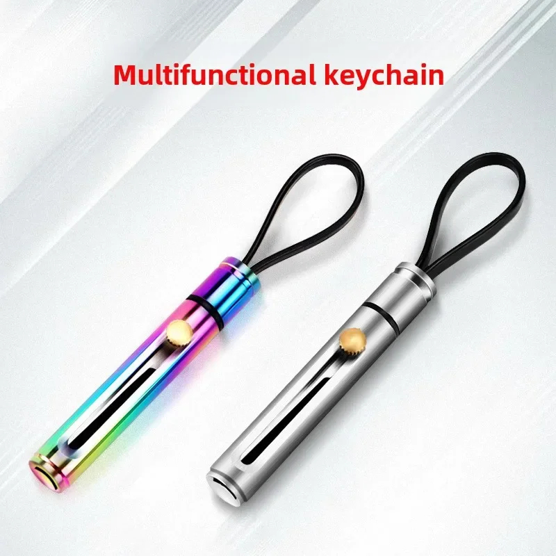 New outdoor portable multi-functional keychain Swiss mini portable key chain can be opened through security inspection, and the