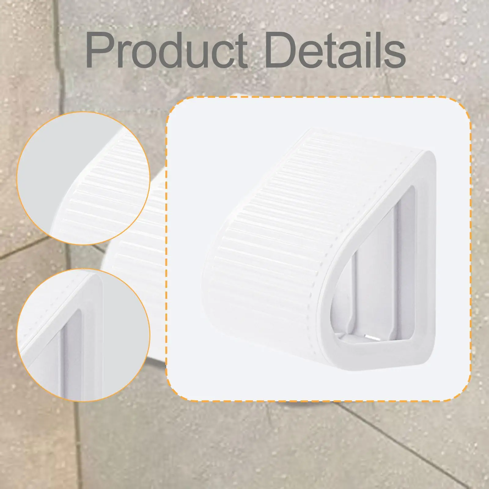 省スペースシャワーステップペダル 滑り止めABSフットレスト 足のシェービングやフットケア用の収納コンパートメント付き