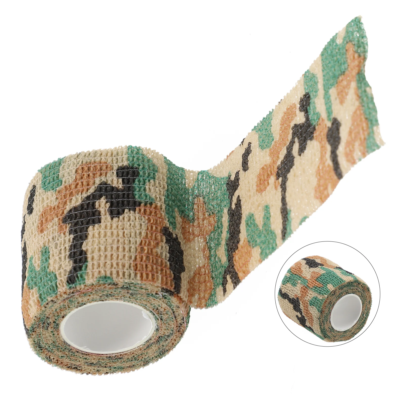 1 Pc Camouflage Invisible Tape Polyester Outdoor Activity Camo Form Reusable Self Cling Camo Hunting Rifle Fabric Tape Wrap