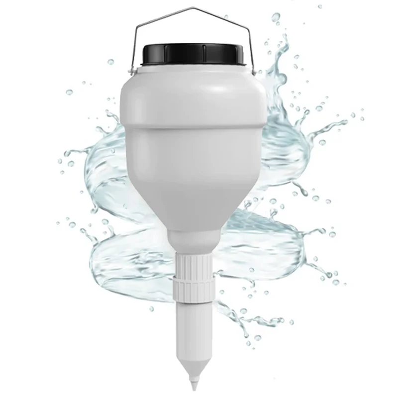 B25B Ugelli erogatori per bottiglie da spremere Bottiglia rotonda da 3,5 litri e design da appendere per bottiglie di salsa di grande diametro