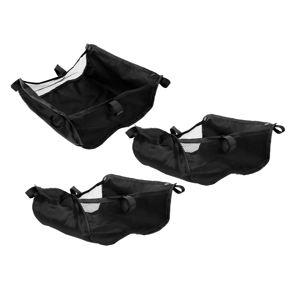 

3pcs Baby Stroller Bottom Basket Organizer Oxford Cloth Storage Bag Umbrella Cart Infant Vehicle Household Solution